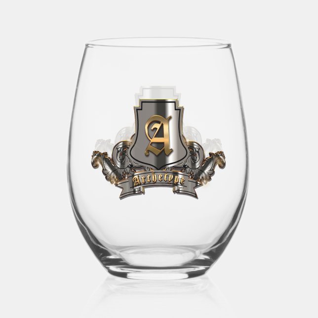 Weinglas, stemless (16 oz.) weinglas ohne stiel (Vorderseite)