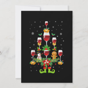 Weingläser Weihnachtsbaum Funny Winter Xmas Wome Save The Date