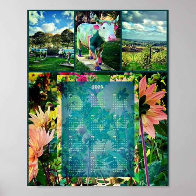 Weingut 2026 Wandkalender Poster (Vorne)