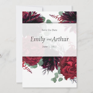 Weingut Rot-Weiß-Set 10 Save the Date Einladung