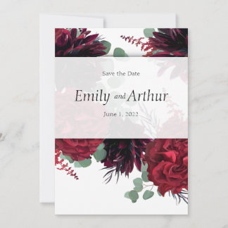 Weingut Rot-Weiß-Set 10 Save the Date Einladung