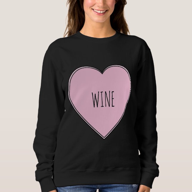 Weinherz Sweatshirt (Vorderseite)