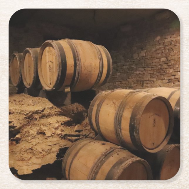 Weinhöhle Rechteckiger Pappuntersetzer (Vorderseite)