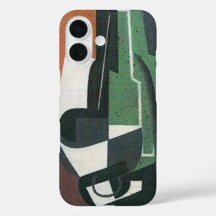 Weinkaraffe Flasche von Juan Gris, Vintage Kubismu iPhone 16 Hülle