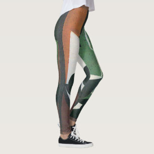 Weinkaraffe Flasche von Juan Gris, Vintage Kubismu Leggings