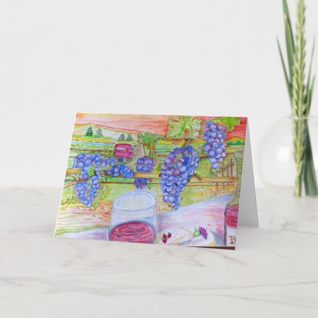 Weinkarte Karte (Vorderseite)