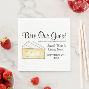 Weinkäsesorten Cocktail Party Brie Unser Gast Serviette