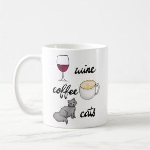 Weinkatzenkäse Katze Lover Tasse