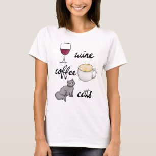 Weinkekse Niedlicher Cartoon T-Shirt