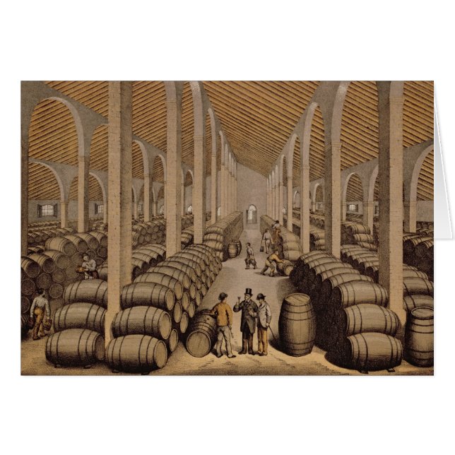 Weinkeller in Jerez de la Frontera (Vorderseite (Horizontal))