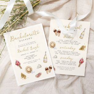 Weinkeller Picknick Bachelorette Wochenende Einlad Einladung