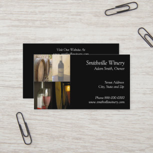 Weinkeller und Weine Business Card Visitenkarte