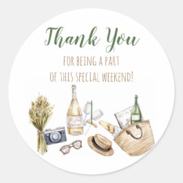 Weinkeller und Weine des Mendrisiotto Runder Aufkleber