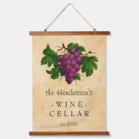 Weinkeller Vintage Trauben Weinberg | PERSONALISIE
