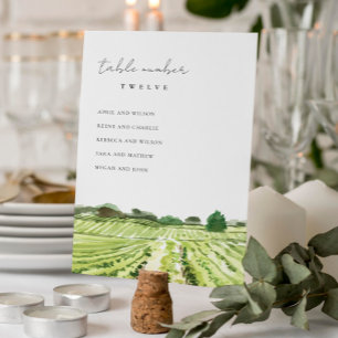 Weinkeller Weinkeller Weinberg Hochzeitsskizze Tischnummer