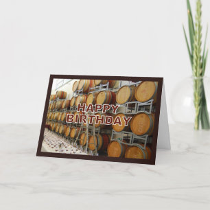 Weinkellerei-alles Gute zum Geburtstag Karte