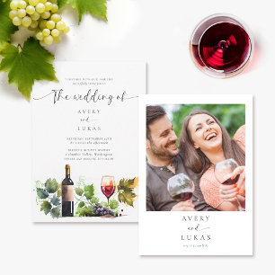 Weinkellerei Einladung zur Hochzeit