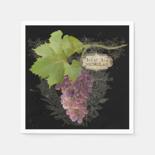 Weinkellerei Hochzeiten Personalisierter Empfang Serviette