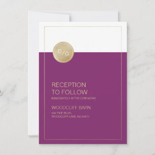 Weinkellerei Minimalistische moderne Hochzeitskart Einladung