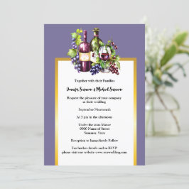 Weinkellereien lila Goldweinkeller Einladung