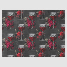 Weinkellereien und Rose - Dekoupage Seidenpapier