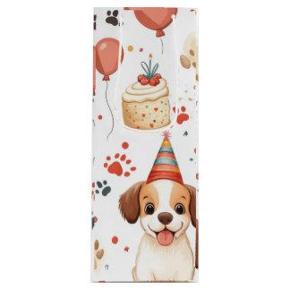 Weinkiste zum Geburtstag mit gemütlichen Hütten Geschenktüte Für Weinflaschen