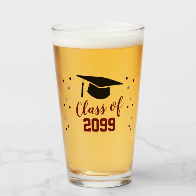 Weinklasse jedes Jahres Glas (Vorne (Gefüllt))