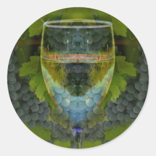 Weinkleber! Runder Aufkleber