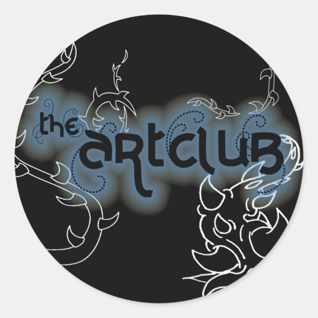 Weinkleberblatt Runder Aufkleber (Vorderseite)