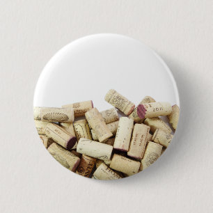 Weinkorken-Knopf Button