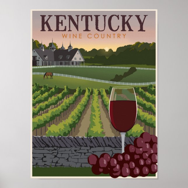 Weinland Kentucky Poster (Vorne)