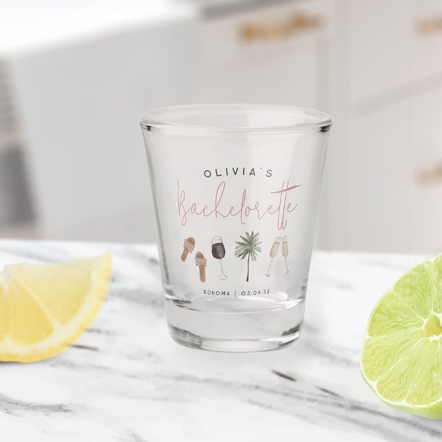 Weinland Personalisierter Junggeselinnen-Abschied Schnapsglas (Von Creator hochgeladen)