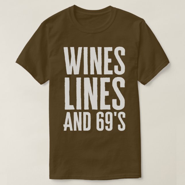 Weinleinen und 69er T-Shirt (Design vorne)