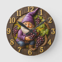 Weinliebender Gnom Ernte Fantasie
