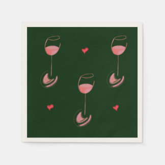 Weinliebhaber-Cocktailservietten Serviette
