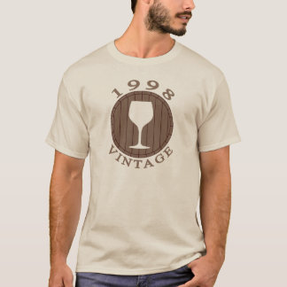 Weinliebhaber Geburtstag 1998 Jahrgang T-Shirt