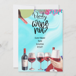 Weinliebhaber Geburtstagsparty Einladung