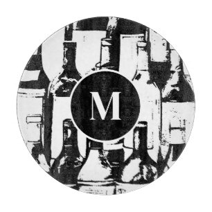 Weinliebhaber Glas-Schneidebrett Schneidebrett