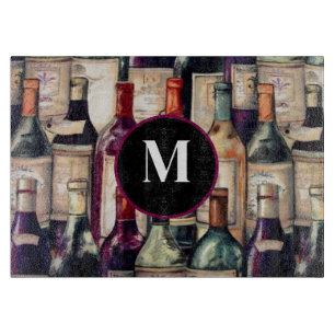 Weinliebhaber Glas-Schneidebrett Schneidebrett