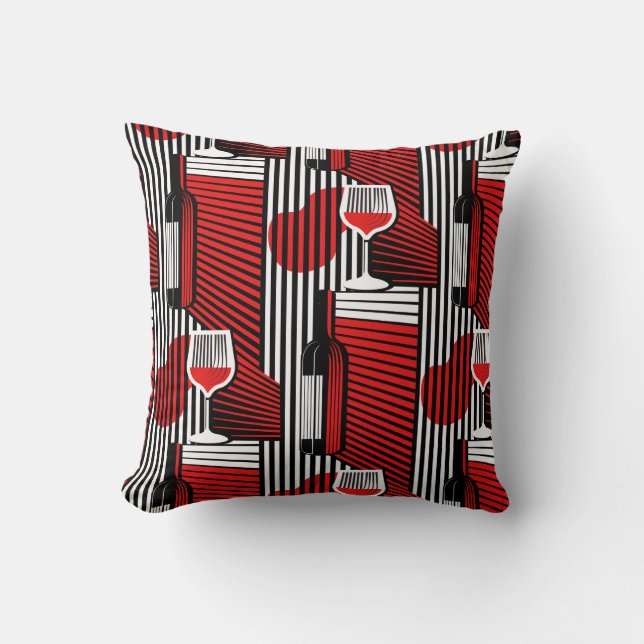 Weinliebhaber Pillow Kissen (Vorderseite)