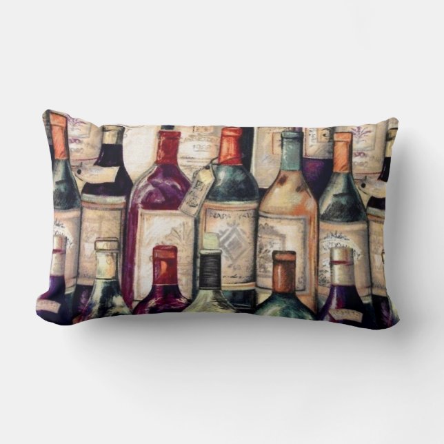 Weinliebhaber Pillow Lendenkissen (Vorderseite)