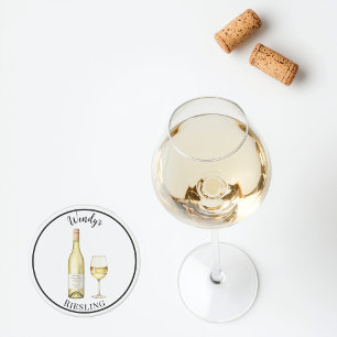 Weinliebhaber-Unterlage – Personalisierter Wein  Getränkeuntersetzer