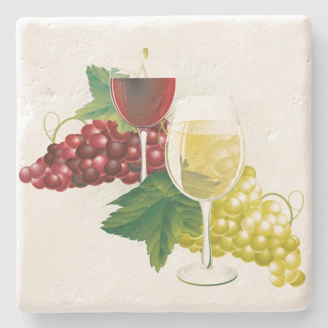 Weinliebhaber Untersetzer (Vorderseite)