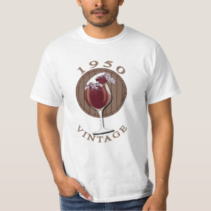 Weinlover Geburtstag - 1950 Vintag T-Shirt