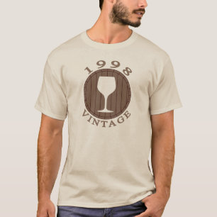 Weinlover Geburtstag 1998 Vintag T-Shirt