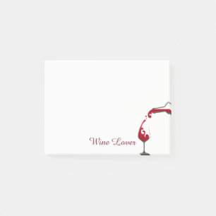 Weinlover - Nachhinweise Post-it Klebezettel