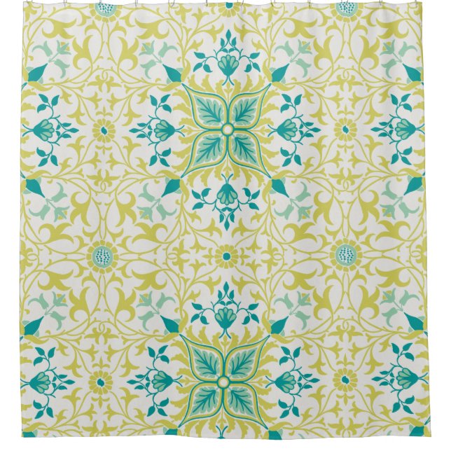 Weinmuster (von William Morris) Duschvorhang (Vorderseite)