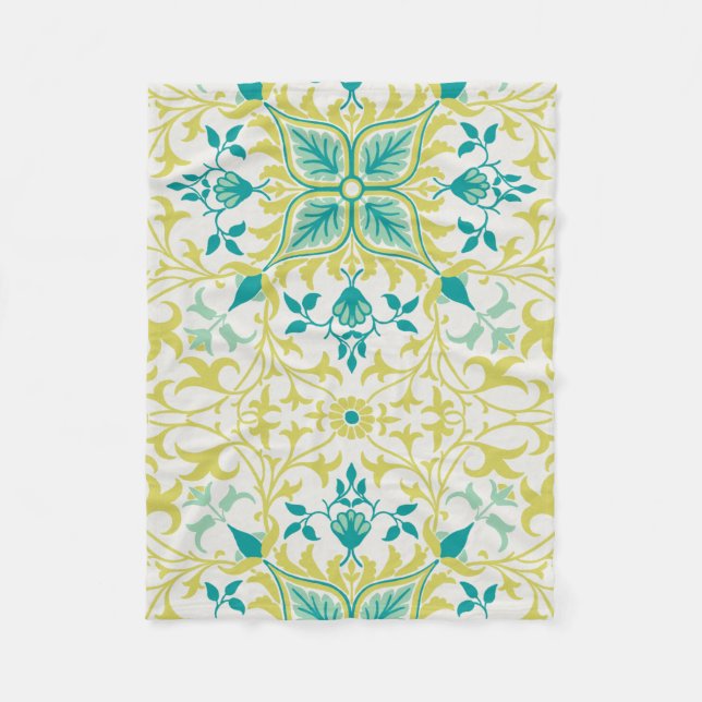 Weinmuster (von William Morris) Fleecedecke (Vorderseite)