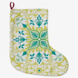 Weinmuster (von William Morris) Großer Weihnachtsstrumpf