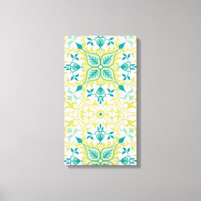 Weinmuster (von William Morris) Leinwanddruck (Vorderseite)